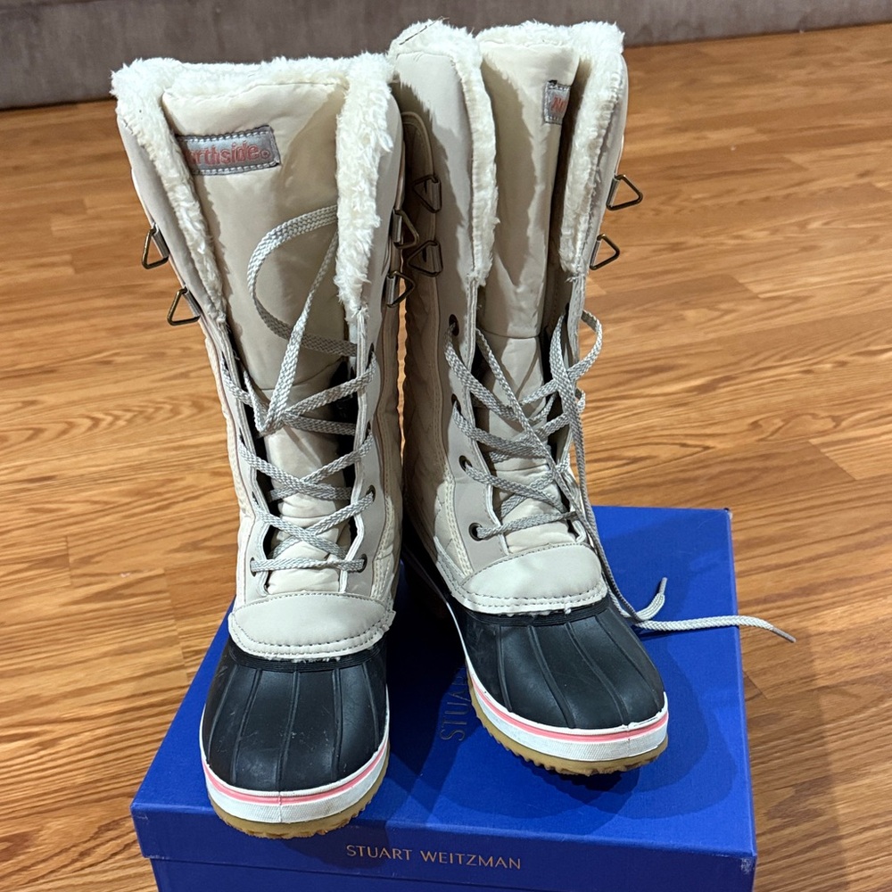 Northside Women's Winter Boots - Black and Cream